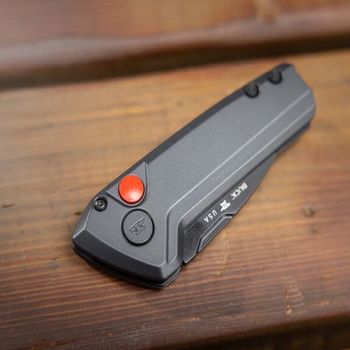 Buck automatic knife mini Deploy Grey