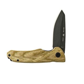 Buck Sprint OPS Pro Micarta Folding Knife Green