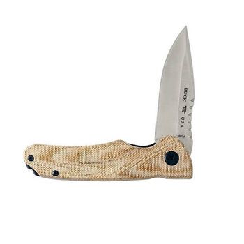 BU841TNS-Couteau pliant Buck Sprint Pro micarta naturel