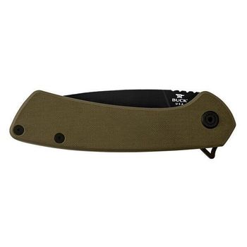 Buck Onset folding knife olive green