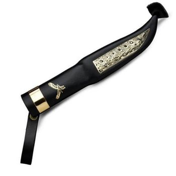 Marttiini Jagdmesser Bronze Bird Damast