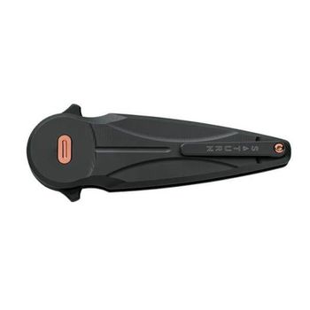 Fox Saturn Copper Titanium Folding Knife Black