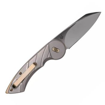 Fox Radius Titanium Folding Knife grey
