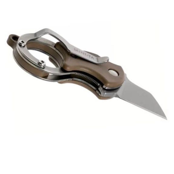 Fox'ta Fox Mini-Ta folding knife brown