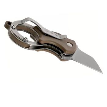 Fox Mini-Ta folding knife brown