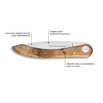 Claude Dozorme "Capucin" folding knife 4929.O - 4929.V
