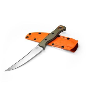 Benchmade meatcrafter™ fixed hybrid hunting knife with G10 handle