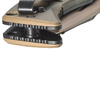 Benchmade Auto Adamas Folding Knife - Sibert brown