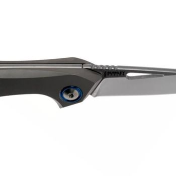 MKM Cellina Titanium folding knife grey