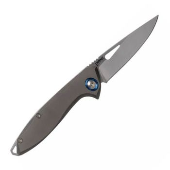 MKM Cellina Titanium folding knife grey