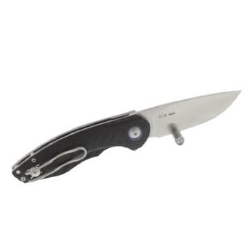 Folding knife MKM "Timavo" series by Viper carbon black