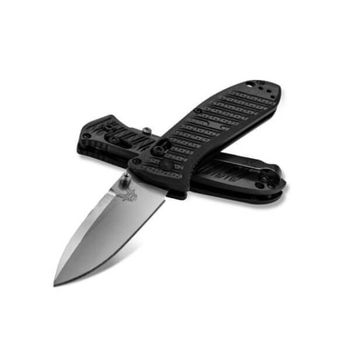 Benchmade Mini Presidio II carbon folding knife grey blade