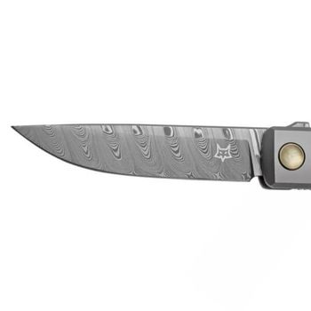 Fox Chnops Titanium Damascus Folding Knife