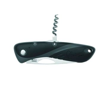 Wichard Aquaterra folding knife black with corkscrew