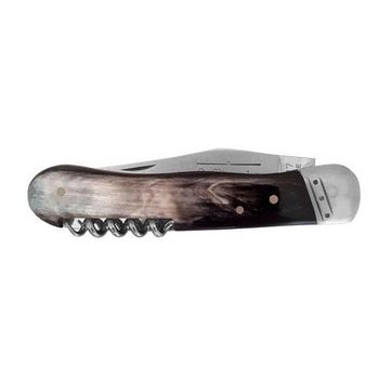 Douris Chastel pocket knife "Le pionnier" black horn 2 pieces