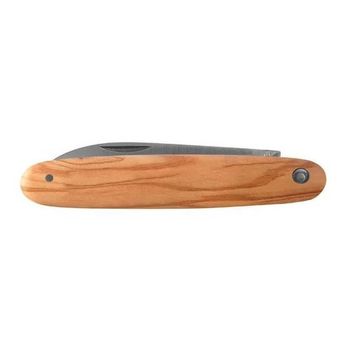 Douris Chastel pocket knife "Navette" olive wood 1 piece