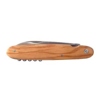 Douris Chastel "Navette" olive wood pocket knife 2 pieces