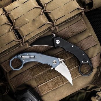 Boker Plus Hel Karambit Blue/Grey Folding Knife