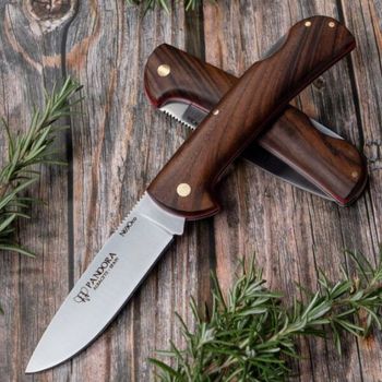 Cudeman Pandora folding knife walnut
