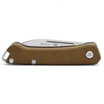 Couteau pliant Buck Saunter vert Drop Point
