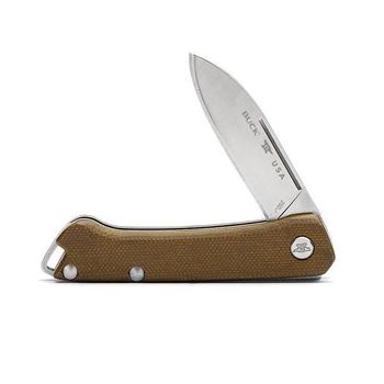 Couteau pliant Buck Saunter vert Drop Point