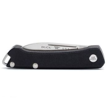 Couteau pliant Buck Saunter noir Drop Point