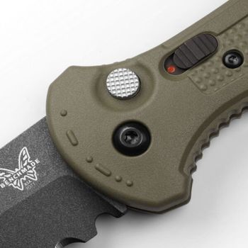 Couteau Automatique mixte Benchmade Claymore lame Tanto