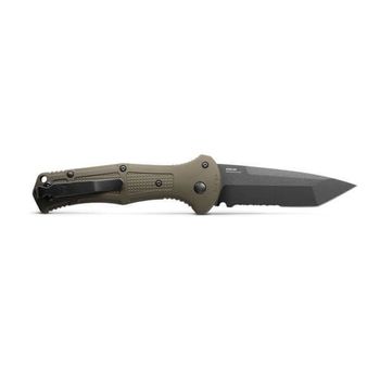 Automatic mixed knife Benchmade Claymore Tanto blade
