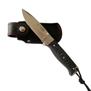 Cudeman folding survival knife leather sheath