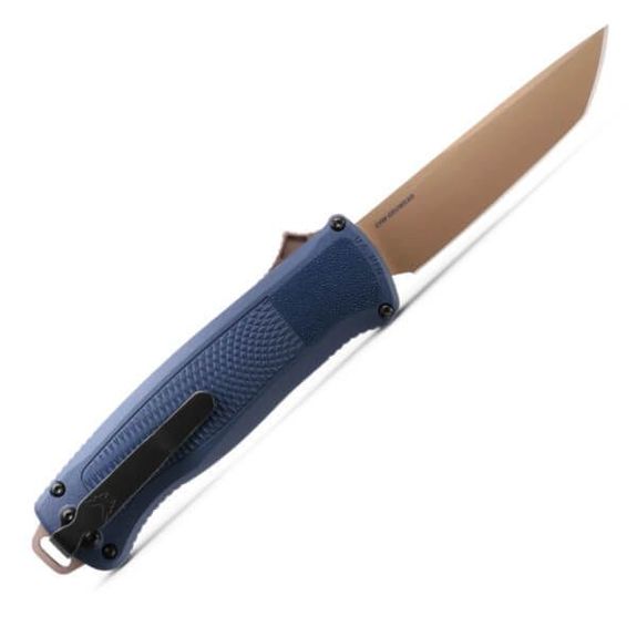 Benchmade Shootout Crater Blue automatic knife