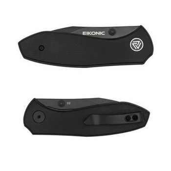 Couteau de poche Eikonic Kasador tout noir