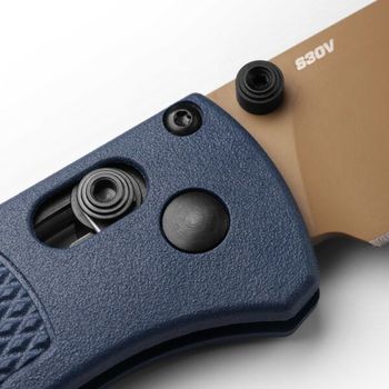 Benchmade Bugout Crater Blue folding knife