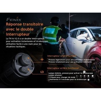 Fenix LED torch black 143mm