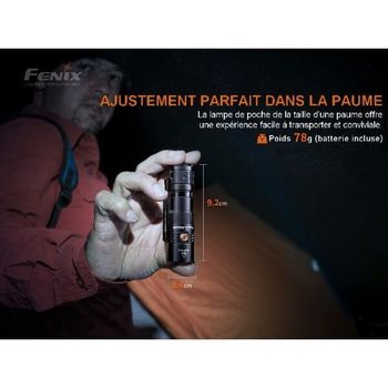 Fenix LED torch black 92mm