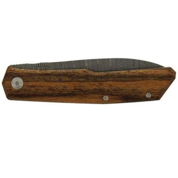 Fox "Terzuola" Bocote Damascus folding knife