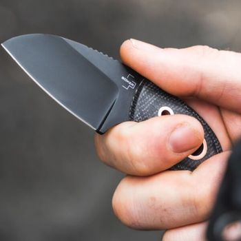 Feststehendes Outdoor-Messer Boker Plus Gnome All Black Copper