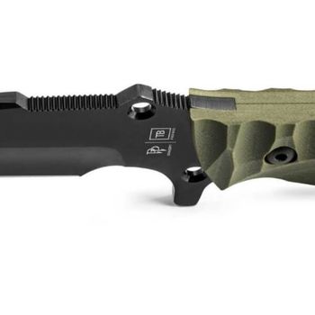 TB Outdoor Le Maraudeur® fixed knife, smooth, khaki