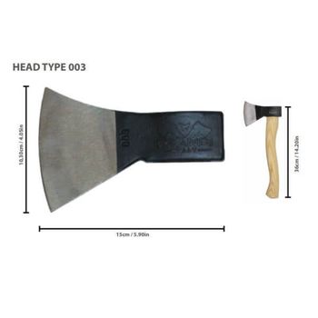 Beil Prandi DIN 5131 Kopf roh geschmiedet