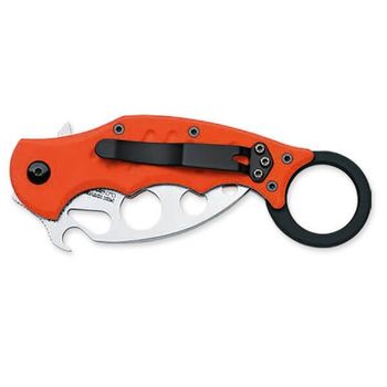 Klappmesser Training Fox Karambit 12cm orange