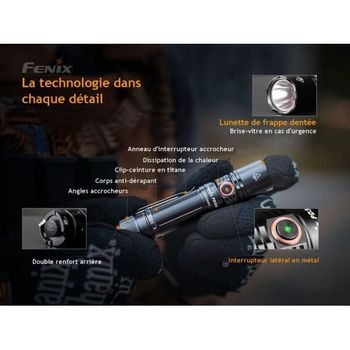 Fenix LED torch black 134mm