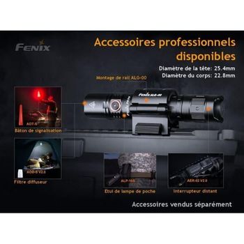 Fenix LED torch black 134mm