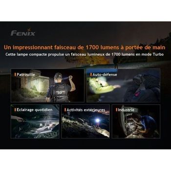 Fenix LED torch black 134mm
