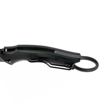 Klappmesser Fox Karambit Blackbird ganz schwarz