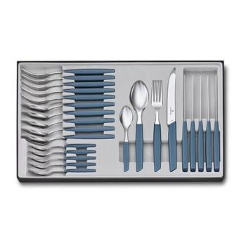 Victorinox 24-piece Swiss Modern 11cm blade cutlery set (choice of 2 colours)