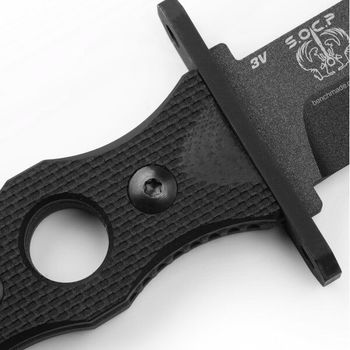 Benchmade SCOP black mixed tactical fixed knife