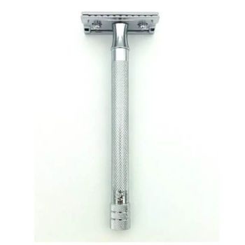 Sicherheitsrasierer Merkur extra lang verchromt geschlossener Kamm