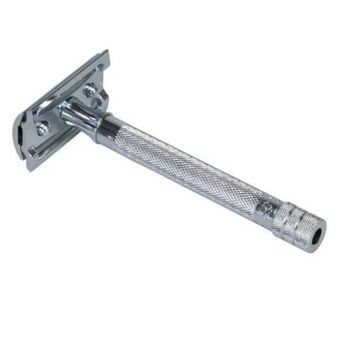 Merkur safety razor long chrome-plated closed comb