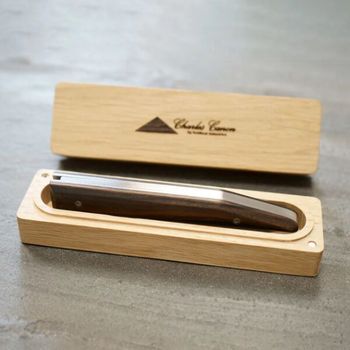 CHC.E Charles folding knife Ebony barrel