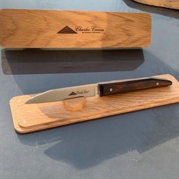 CHC.E Charles folding knife Ebony barrel