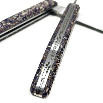 CHC.L Charles Canon folding knife Lavender handle